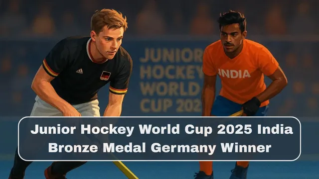 Junior Hockey World Cup 2025 India Bronze Medal Germany Winner