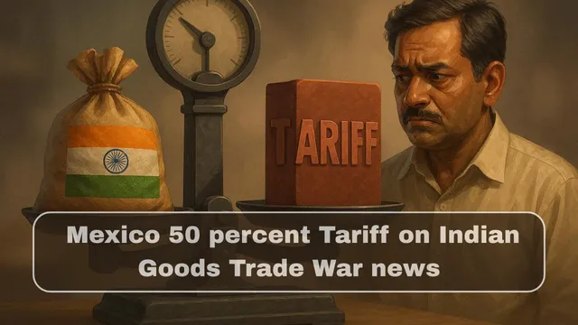 Mexico 50 percent Tariff on Indian Goods Trade War news