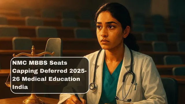 NMC MBBS Seats Capping Deferred 2025-26 Medical Education India
