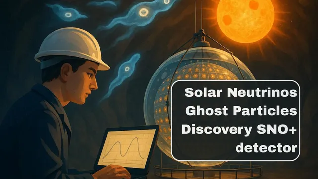 Solar Neutrinos Ghost Particles Discovery SNO+ detector