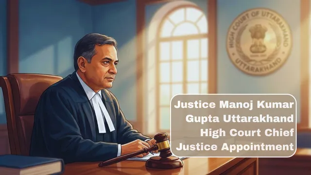 Justice Manoj Kumar Gupta Uttarakhand High Court Chief Justice Appointment