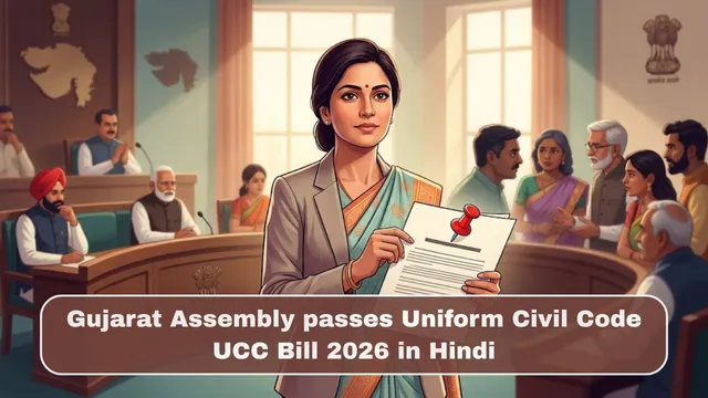 Gujarat Assembly passes UCC Bill 2026 - 27 March 2026 Current Affairs in Hindi
