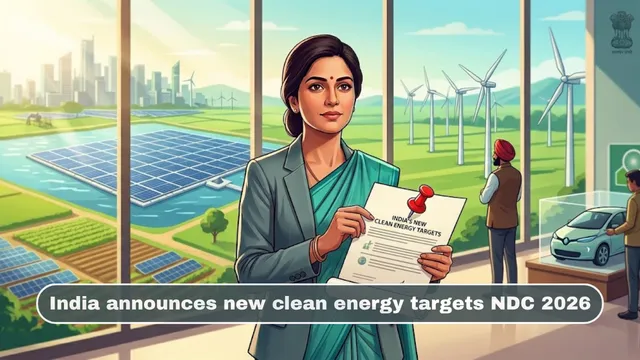 India clean energy targets NDC 2026 - Daily Current Affairs Hindi