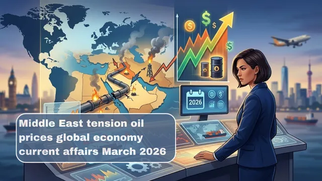 Middle East tension oil prices global economy current affairs March 2026