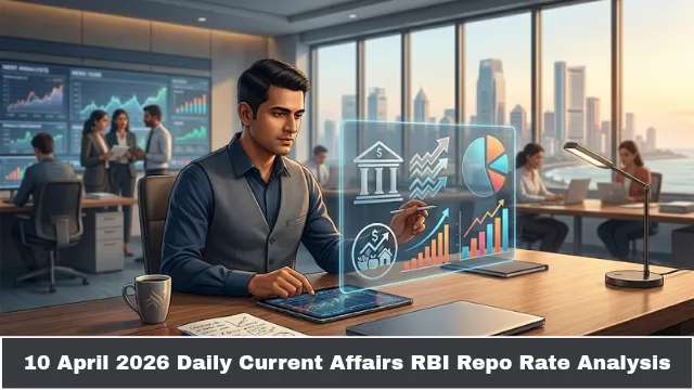 10 April 2026 Daily Current Affairs RBI Repo Rate Analysis