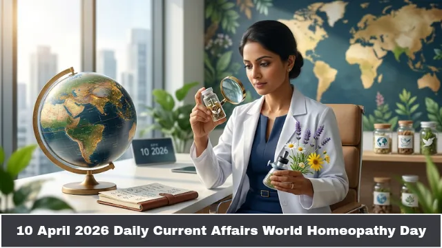 10 April 2026 Daily Current Affairs World Homeopathy Day