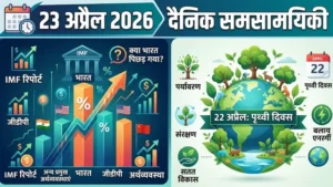 23 April 2026 Current Affairs in Hindi