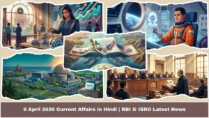 9 April 2026 Current Affairs in Hindi - RBI & ISRO Latest News