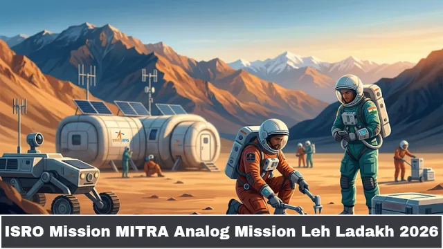 ISRO Mission MITRA Analog Mission Leh Ladakh 2026