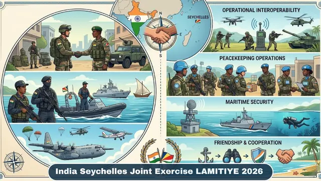 India Seychelles Joint Exercise LAMITIYE 2026 Daily GK