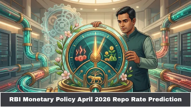 RBI Monetary Policy April 2026 Repo Rate Prediction