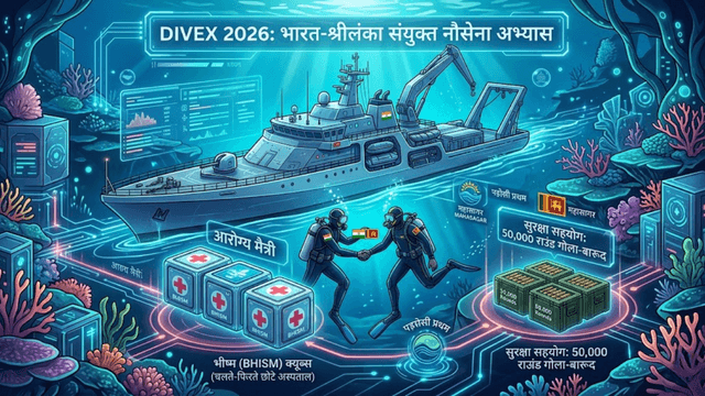 DIVEX 2026 Naval Exercise India Sri Lanka 24 April 2026 Daily Current Affairs
