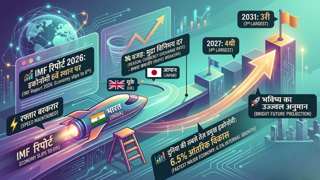 IMF World Economic Outlook 2026 India GDP Rank 6th Economy