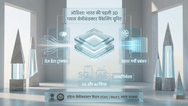 India 3D Glass Semiconductor Packaging Odisha 24 April 2026 Daily Current Affairs