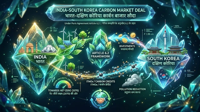 India South Korea Carbon Market Agreement Paris Accord