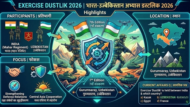 India Uzbekistan Military Exercise Dustlik 2026