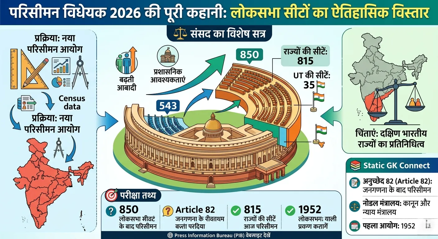 Parliament Special Session 2026 Delimitation Bill Lok Sabha Seats Update India