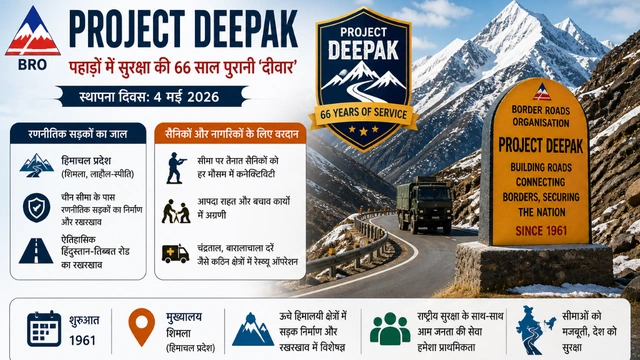 BRO Project Deepak 66th Raising Day Himachal Pradesh Strategic Roads