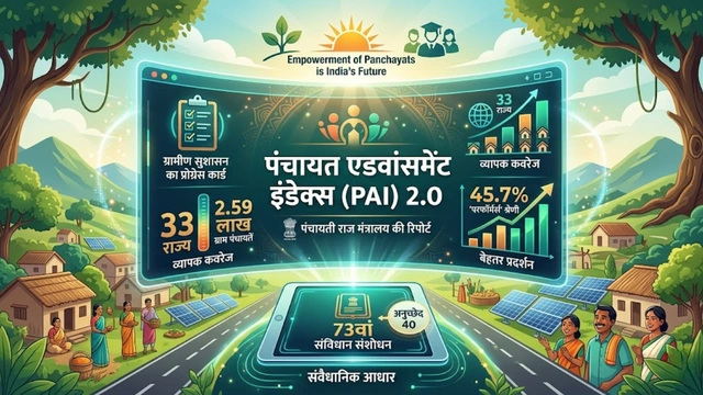 Panchayat Advancement Index PAI 2.0 Report Analysis by Panchayati Raj Ministry