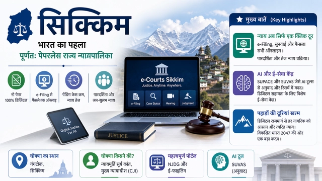 Sikkim Paperless State Judiciary CJI Surya Kant e-Seva Kendras