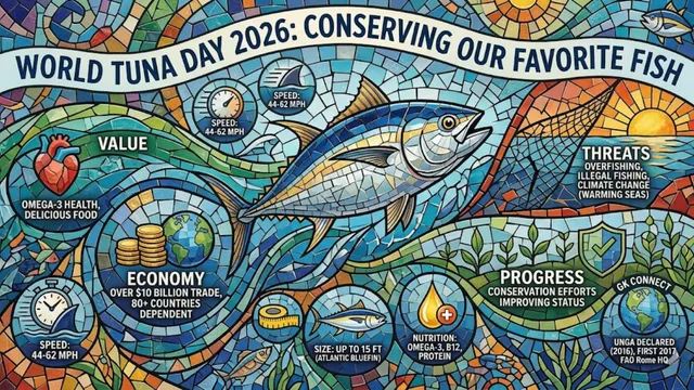 World Tuna Day May 2nd celebration for sustainable tuna fishing awareness